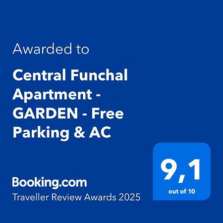 Central Funchal Apartment - Garden - Free Parking & Ac Zewnętrze zdjęcie